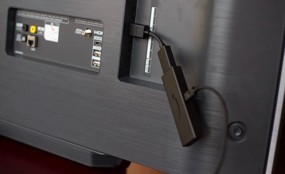 Plug in your Amazon FireTV Stick 